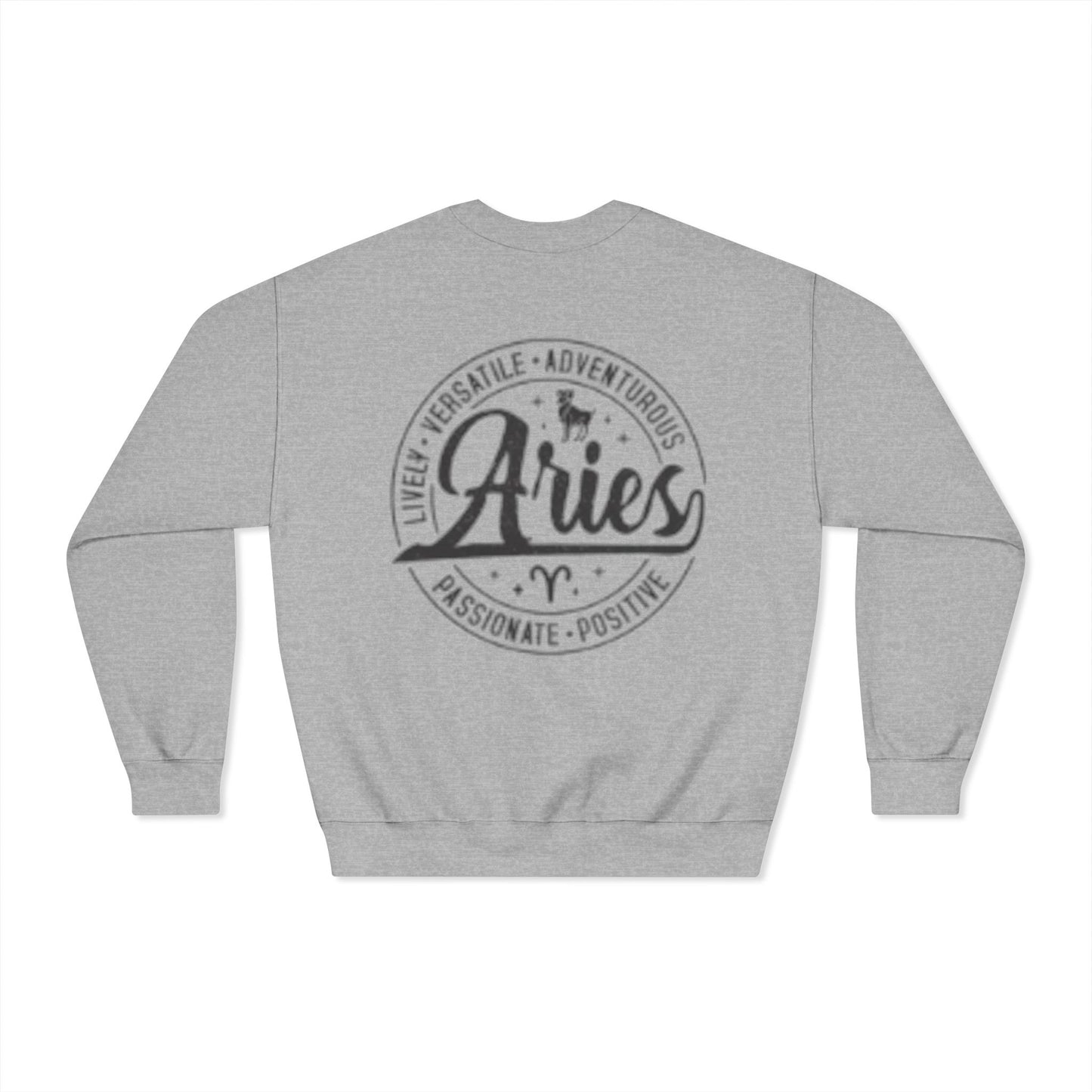 Adventurous Aries Sweatshirt | Cozy Zodiac Crewneck for Bold Spirits | Gift for Astrology Lovers, Birthday Present, Everyday Comfort