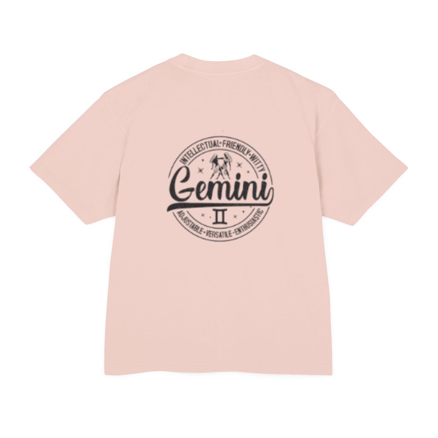 Gemini Zodiac Graphic Tee - Quick-Witted & Charismatic Unisex Urban Heavy Tee