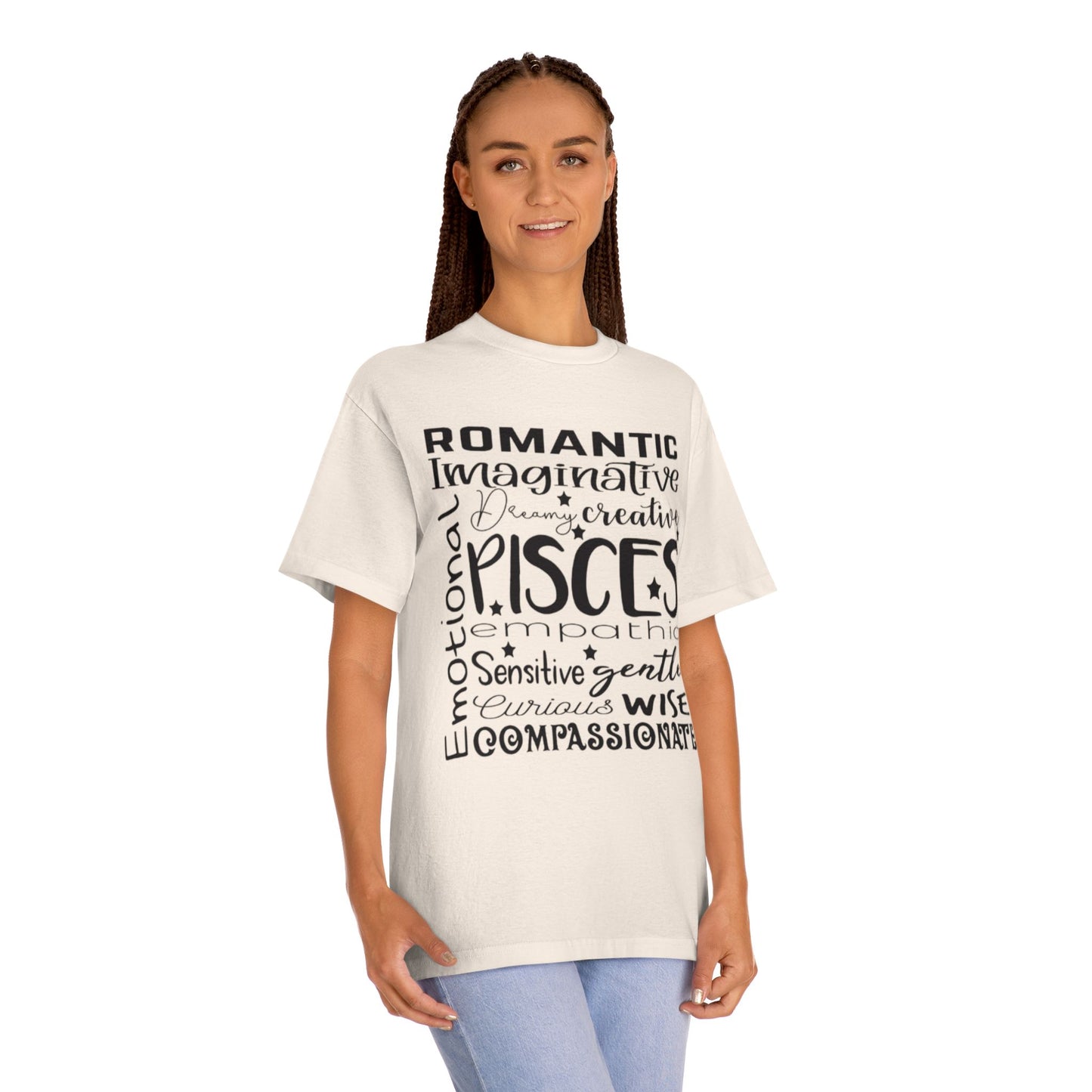 Pisces Zodiac Unisex Classic Tee - Romantic, Imaginative & Compassionate Design