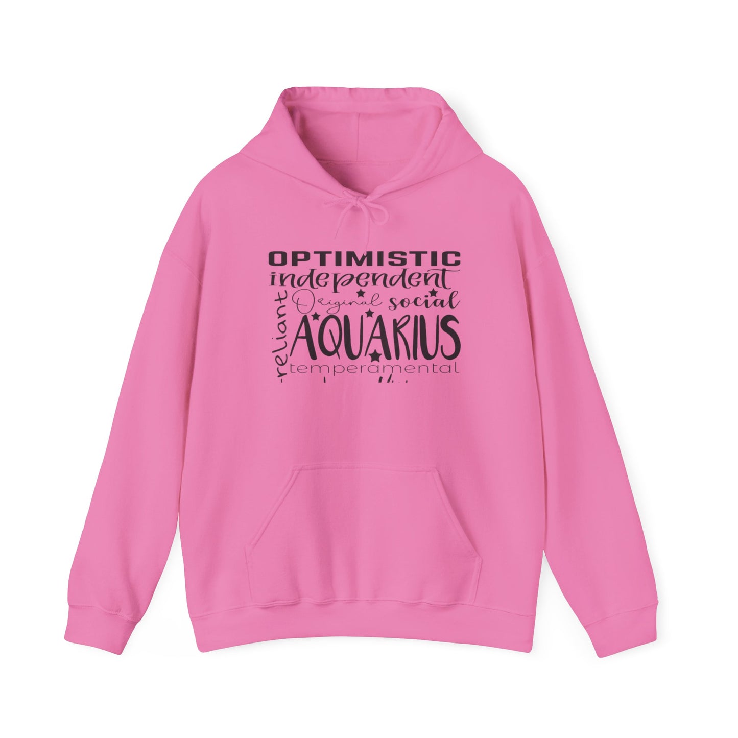 Aquarius Zodiac Hoodie - Optimistic & Independent Sweatshirt