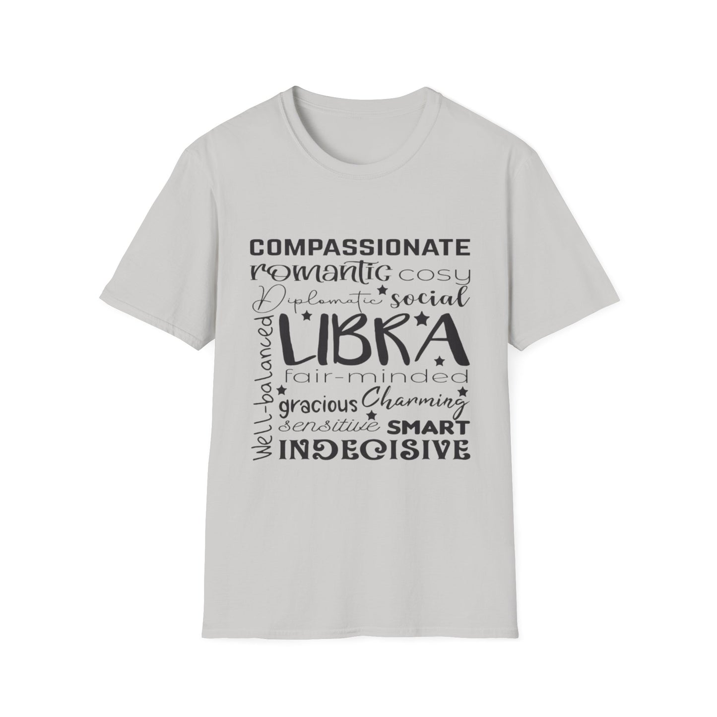 Libra Zodiac Unisex Softstyle T-Shirt - Charming & Romantic Astrology Shirt