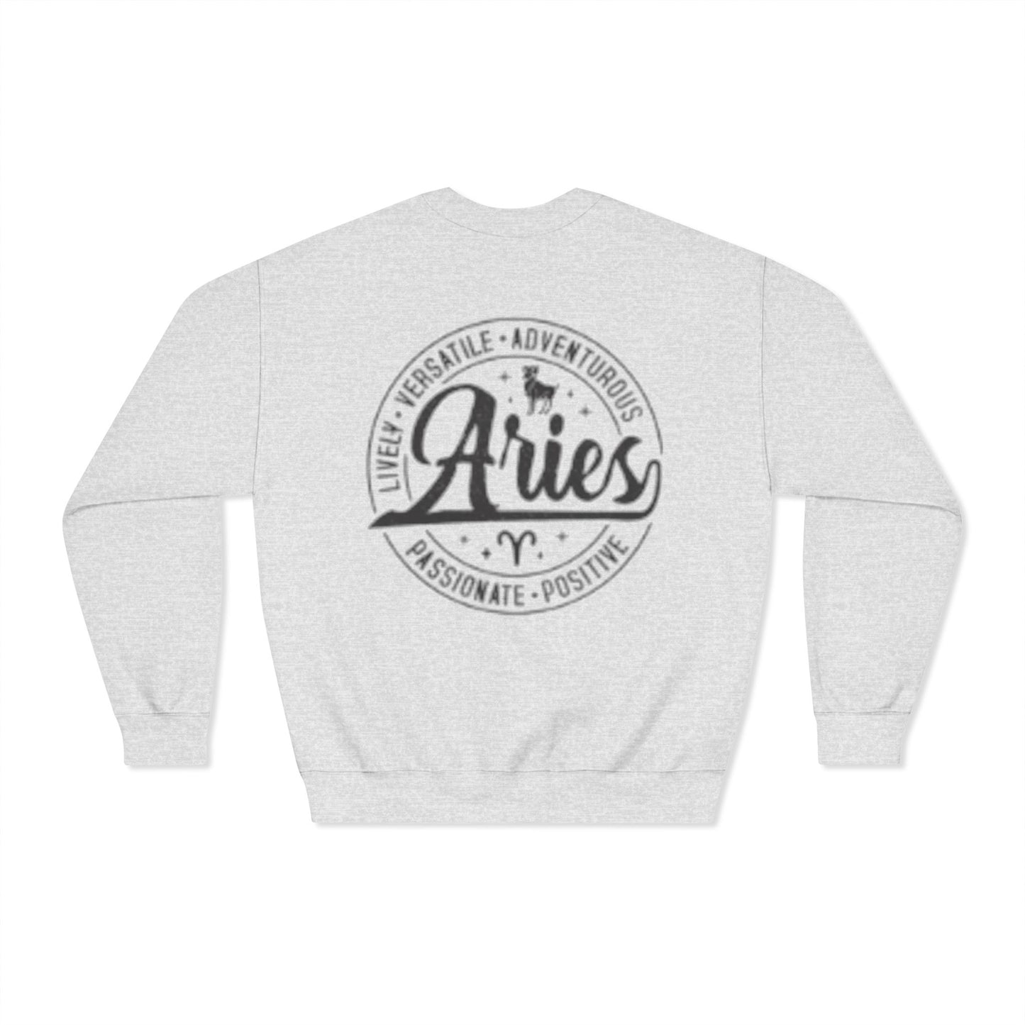 Adventurous Aries Sweatshirt | Cozy Zodiac Crewneck for Bold Spirits | Gift for Astrology Lovers, Birthday Present, Everyday Comfort