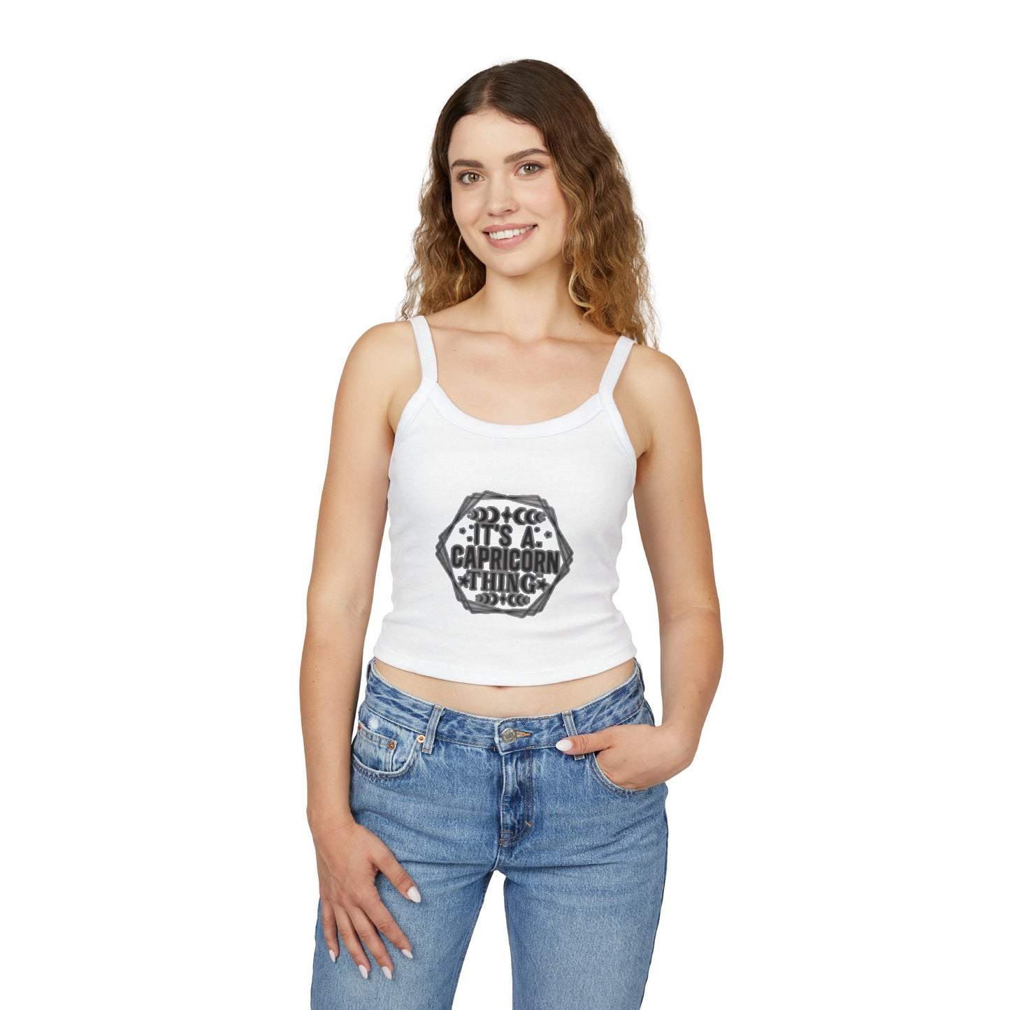 Capricorn Zodiac Spaghetti Strap Tank Top - It's a Capricorn Thing