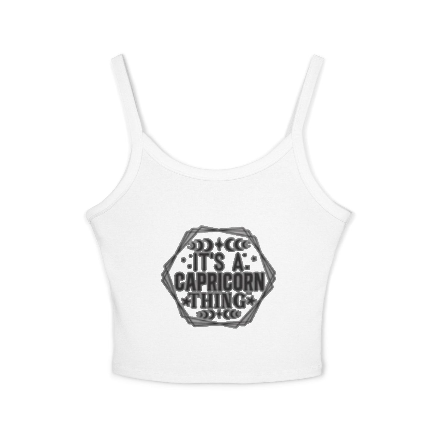 Capricorn Zodiac Spaghetti Strap Tank Top - It's a Capricorn Thing