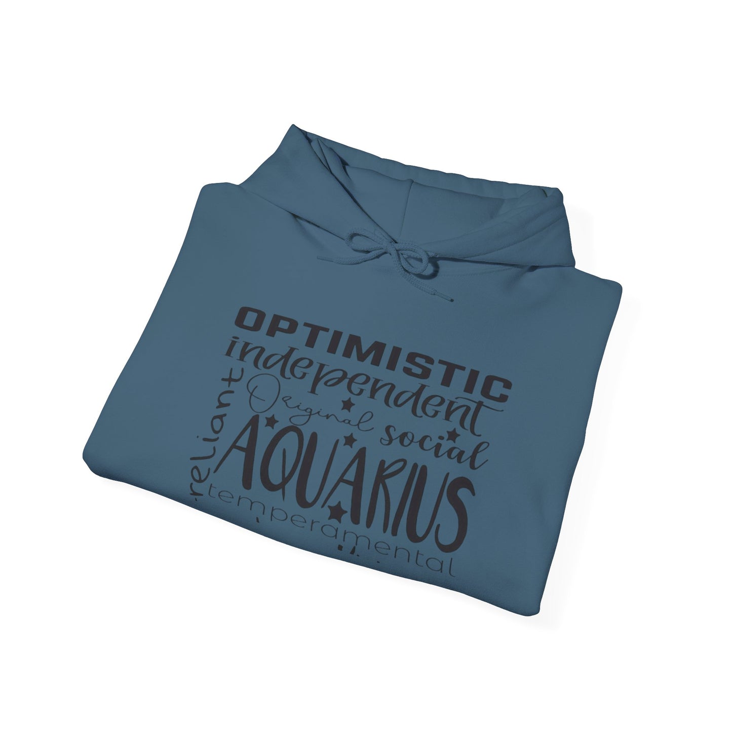 Aquarius Zodiac Hoodie - Optimistic & Independent Sweatshirt