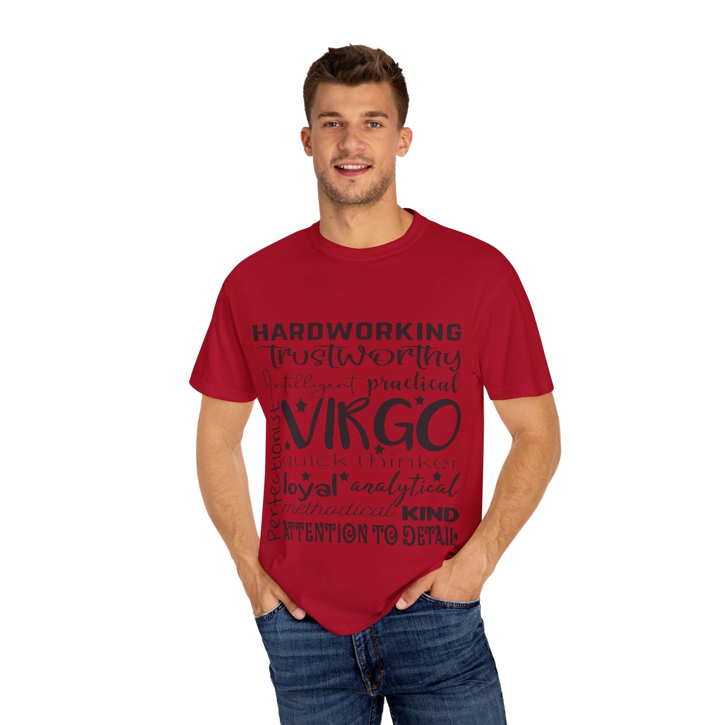 Virgo Traits Unisex Garment-Dyed T-Shirt - Astrology Zodiac Sign Tee