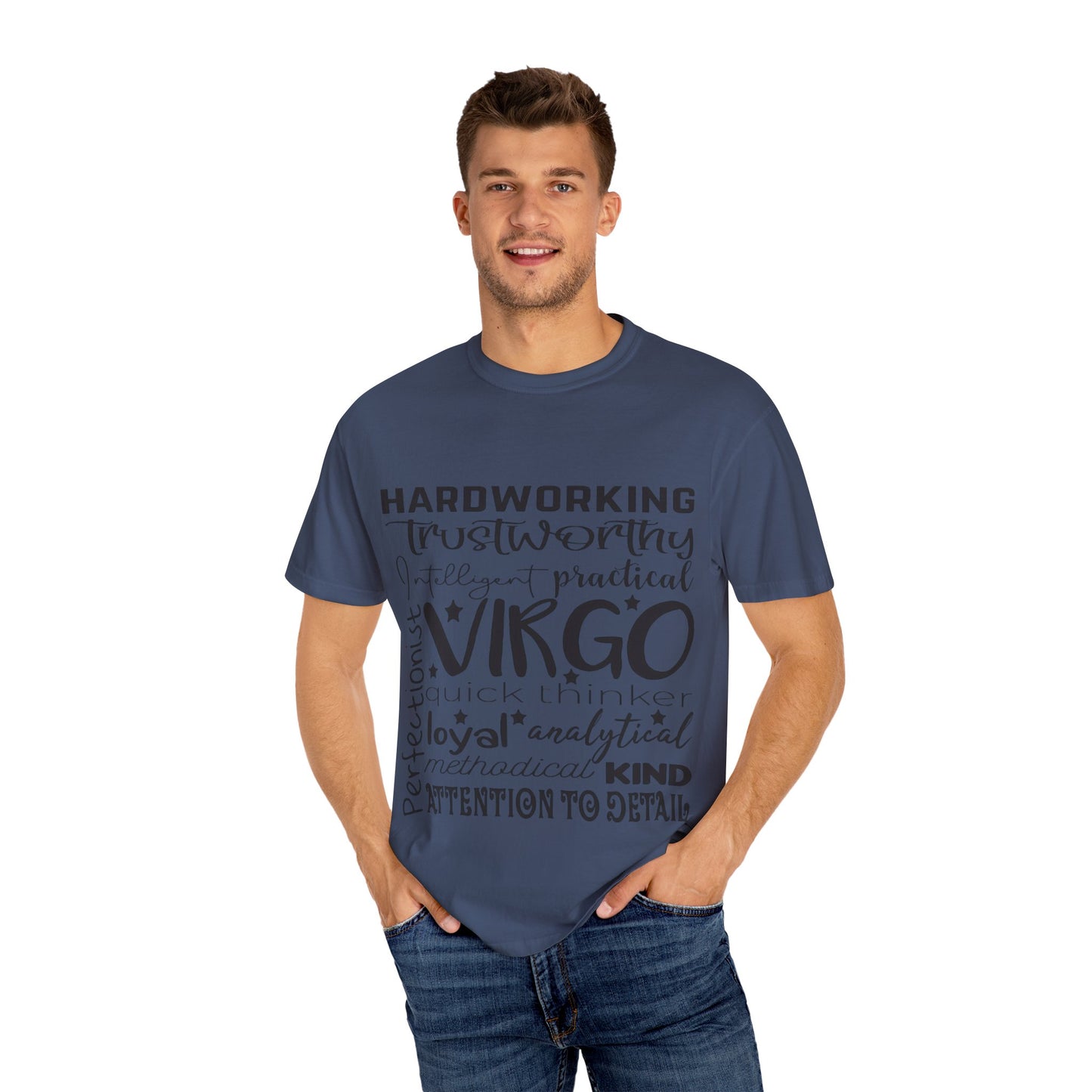 Virgo Traits Unisex Garment-Dyed T-Shirt - Astrology Zodiac Sign Tee