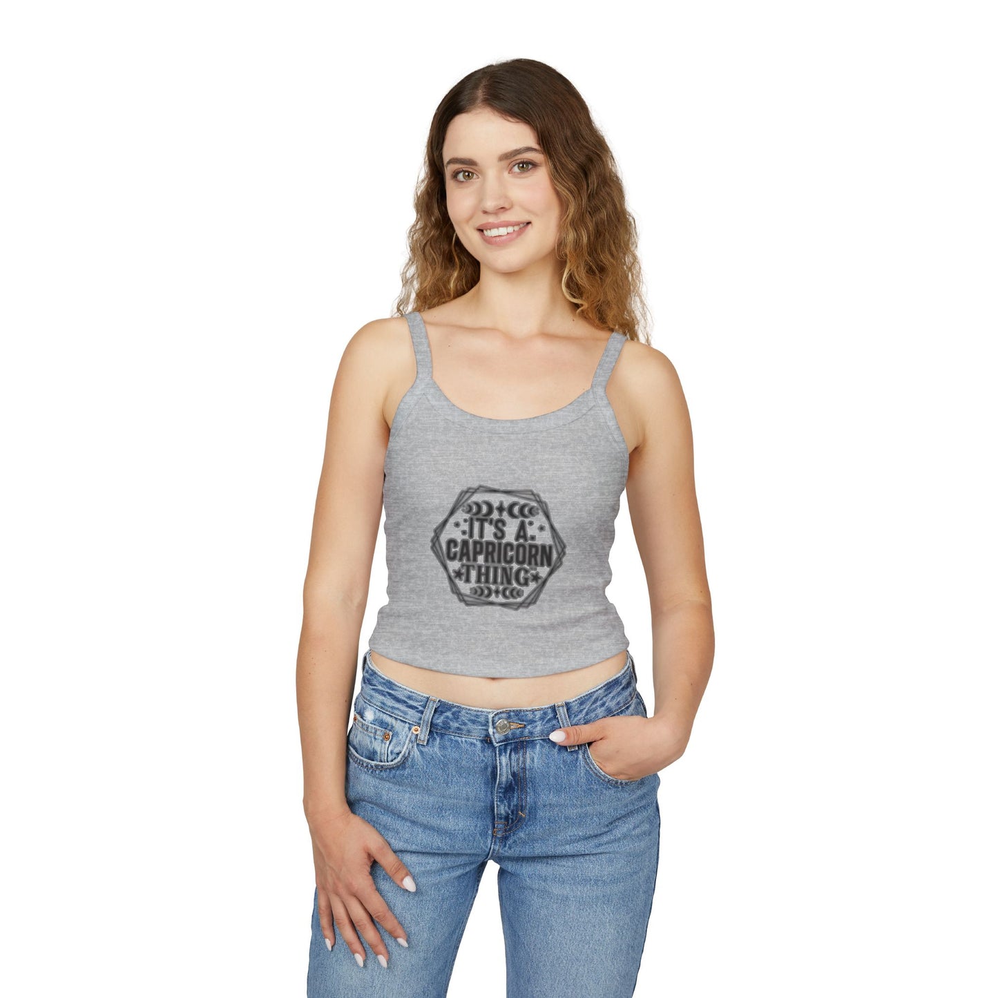 Capricorn Zodiac Spaghetti Strap Tank Top - It's a Capricorn Thing