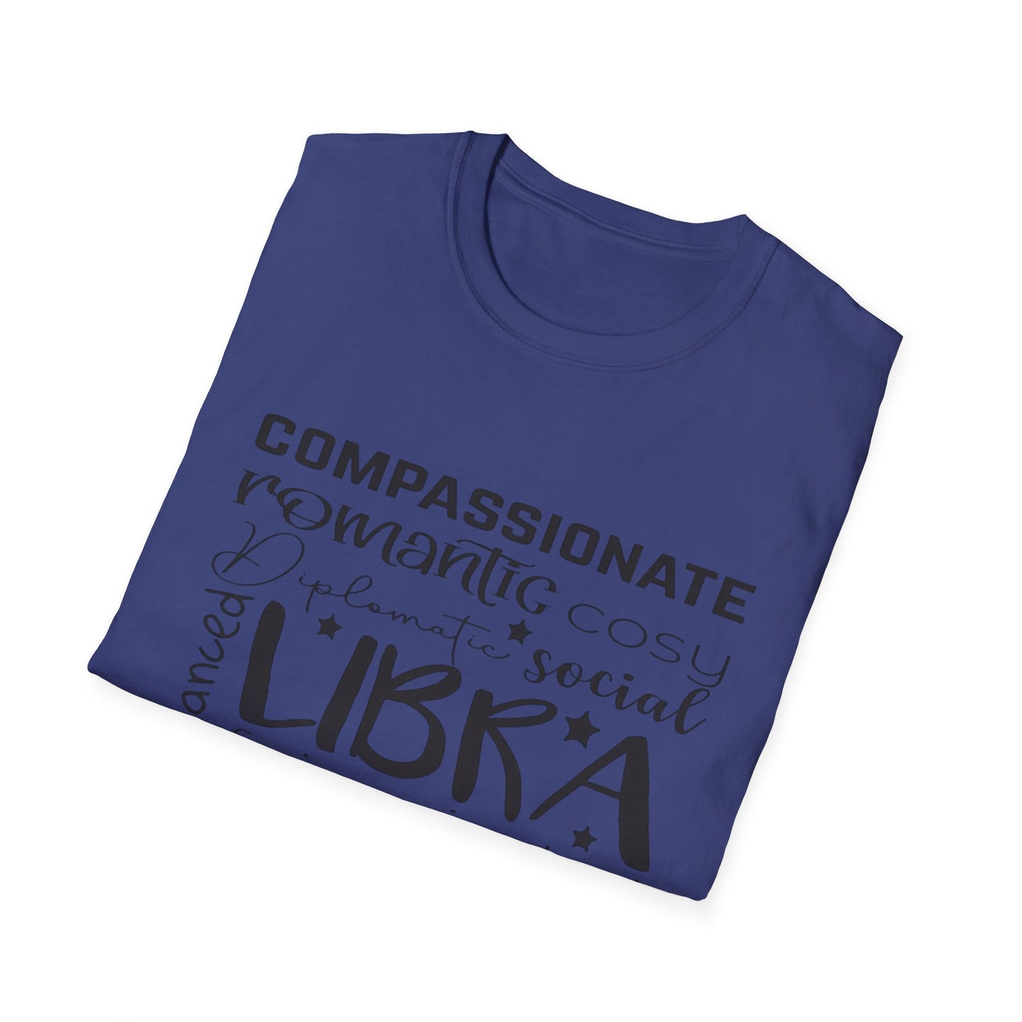 Libra Zodiac Unisex Softstyle T-Shirt - Charming & Romantic Astrology Shirt