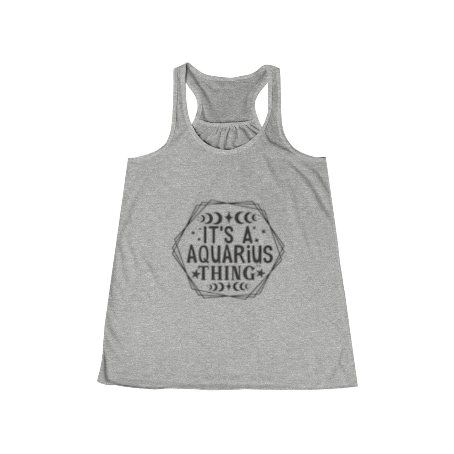 Aquarius Zodiac Flowy Tank Top for Women - Astrology Gift