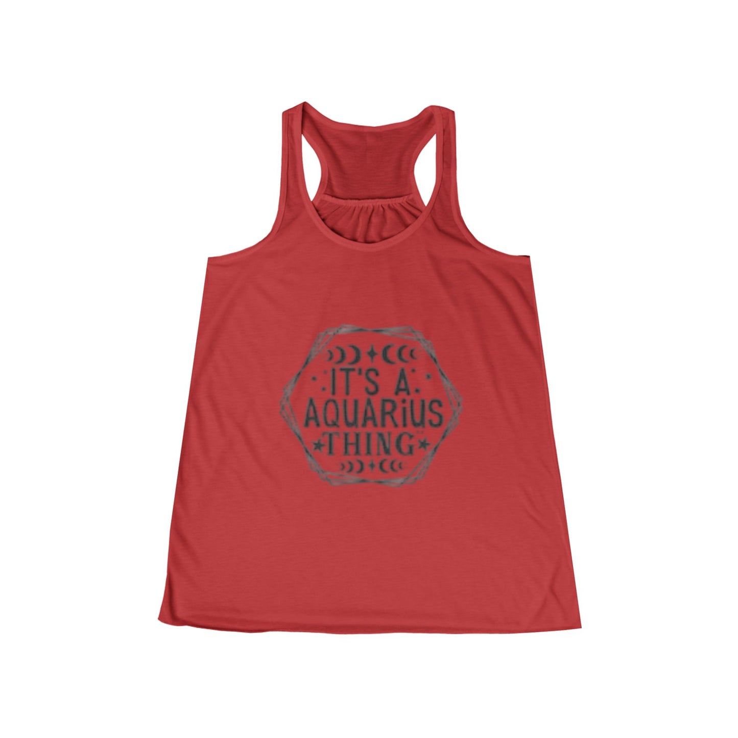 Aquarius Zodiac Flowy Tank Top for Women - Astrology Gift