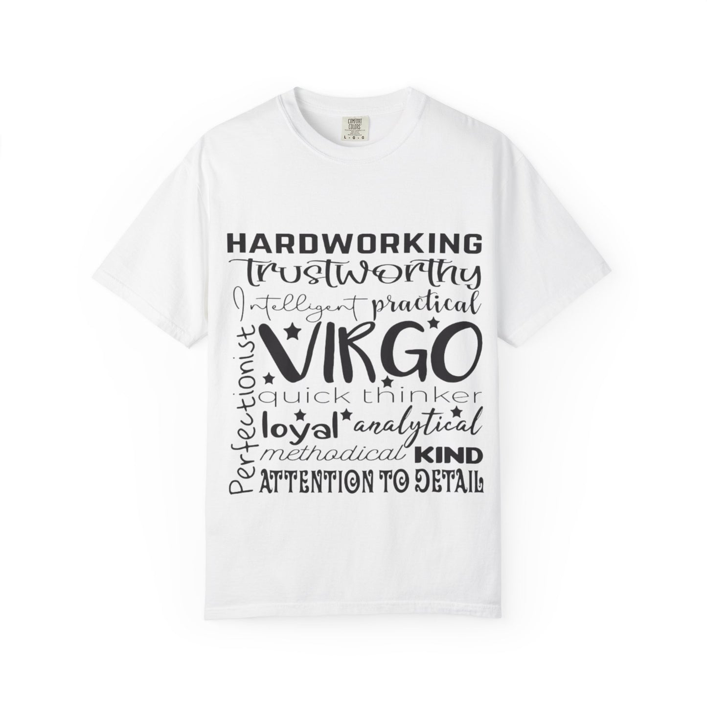 Virgo Traits Unisex Garment-Dyed T-Shirt - Astrology Zodiac Sign Tee