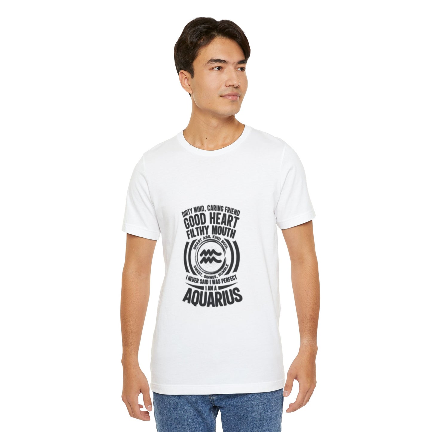 Aquarius Good Heart Filthy Mouth Unisex T-Shirt