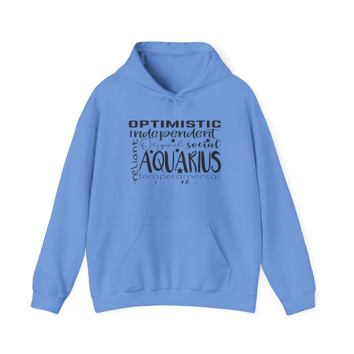 Aquarius Zodiac Hoodie - Optimistic & Independent Sweatshirt
