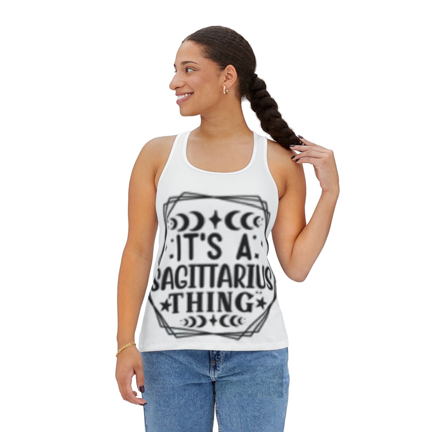 Sagittarius Zodiac Women's Tank Top - Astrology Themed Casual Wear