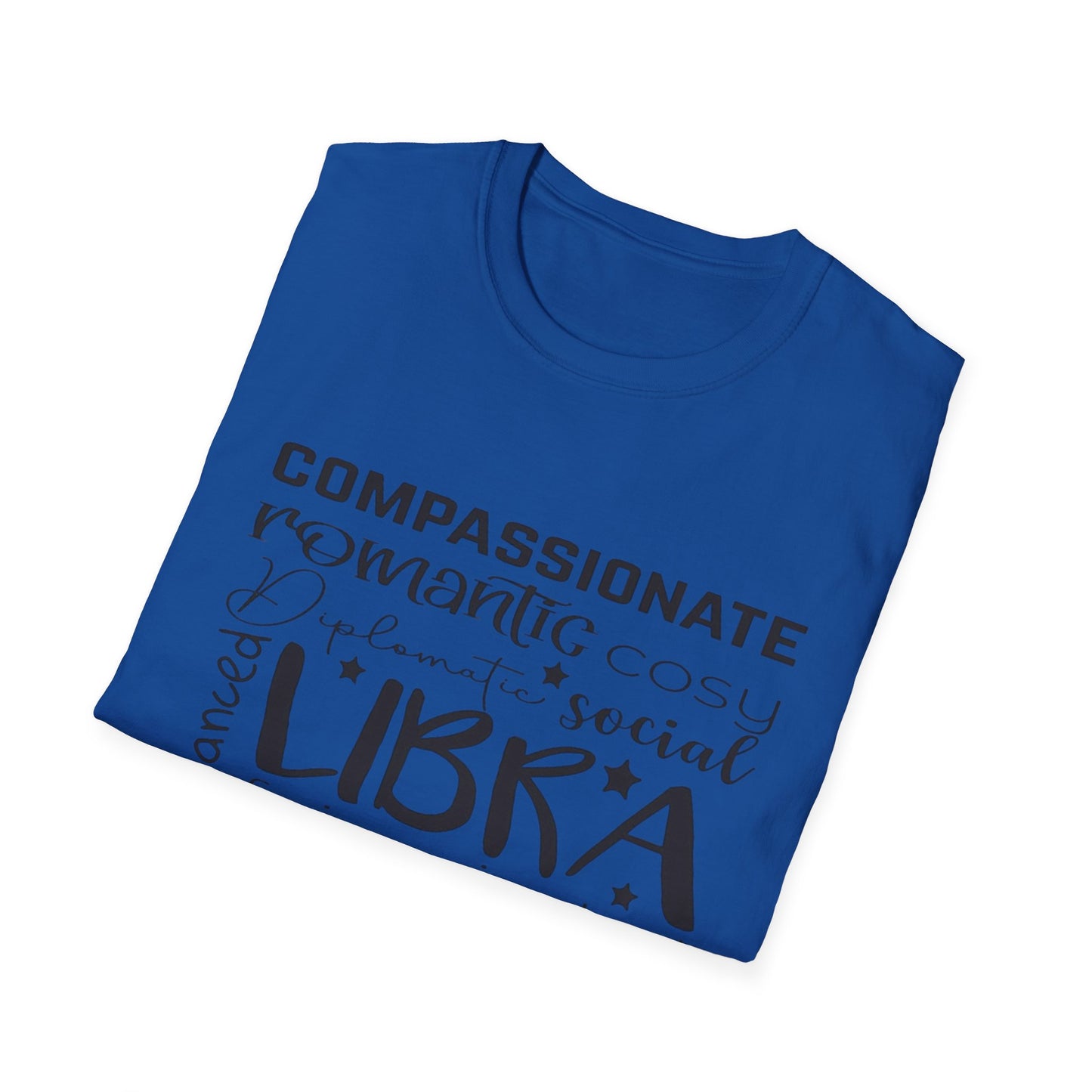 Libra Zodiac Unisex Softstyle T-Shirt - Charming & Romantic Astrology Shirt