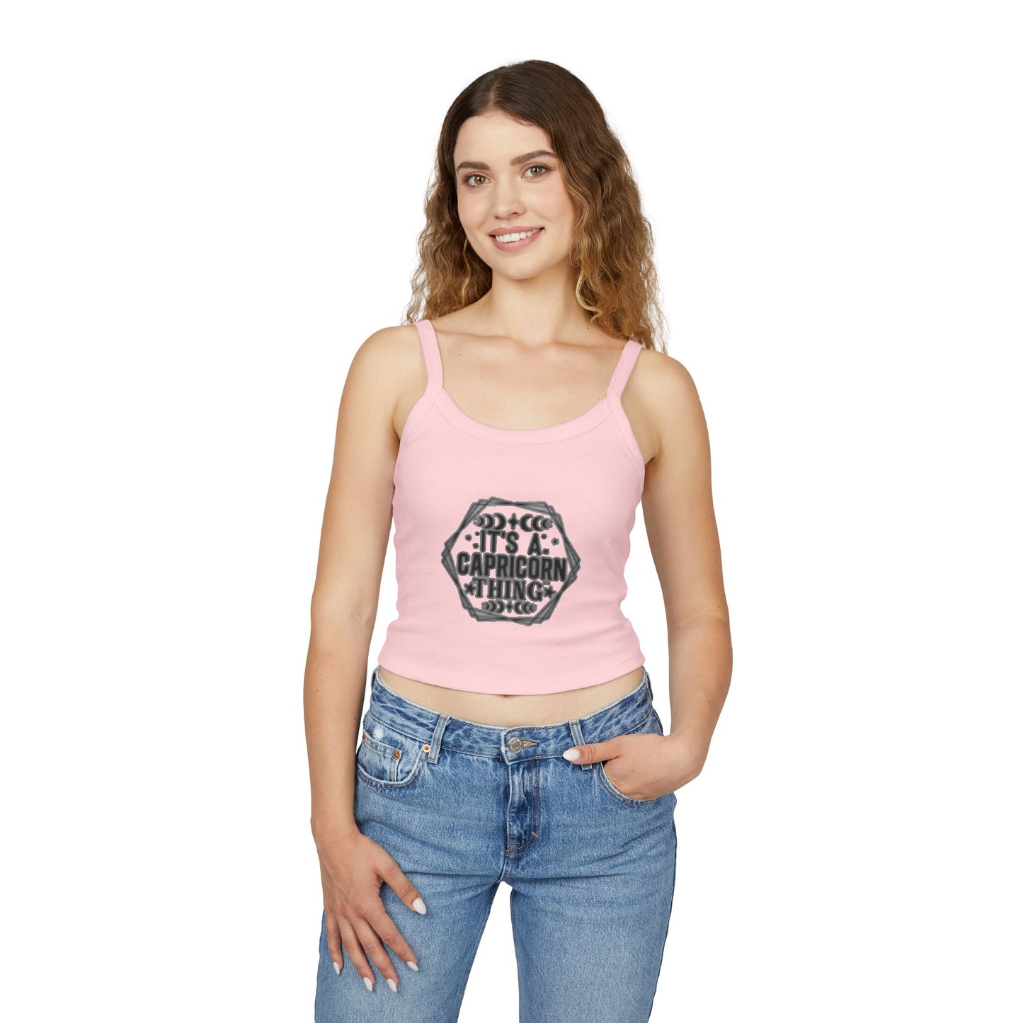 Capricorn Zodiac Spaghetti Strap Tank Top - It's a Capricorn Thing