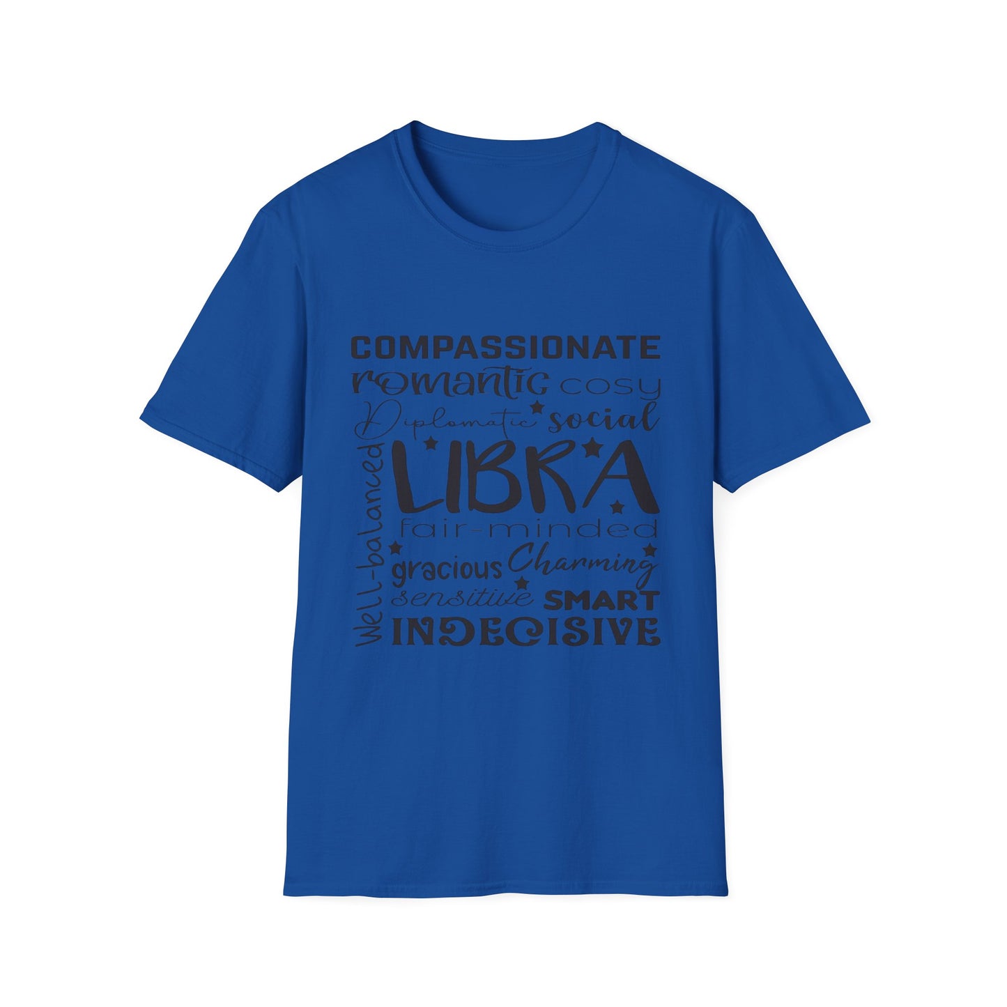 Libra Zodiac Unisex Softstyle T-Shirt - Charming & Romantic Astrology Shirt