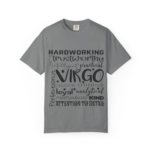 Virgo Traits Unisex Garment-Dyed T-Shirt - Astrology Zodiac Sign Tee