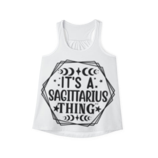 Sagittarius Zodiac Women's Tank Top - Astrology Themed Casual Wear