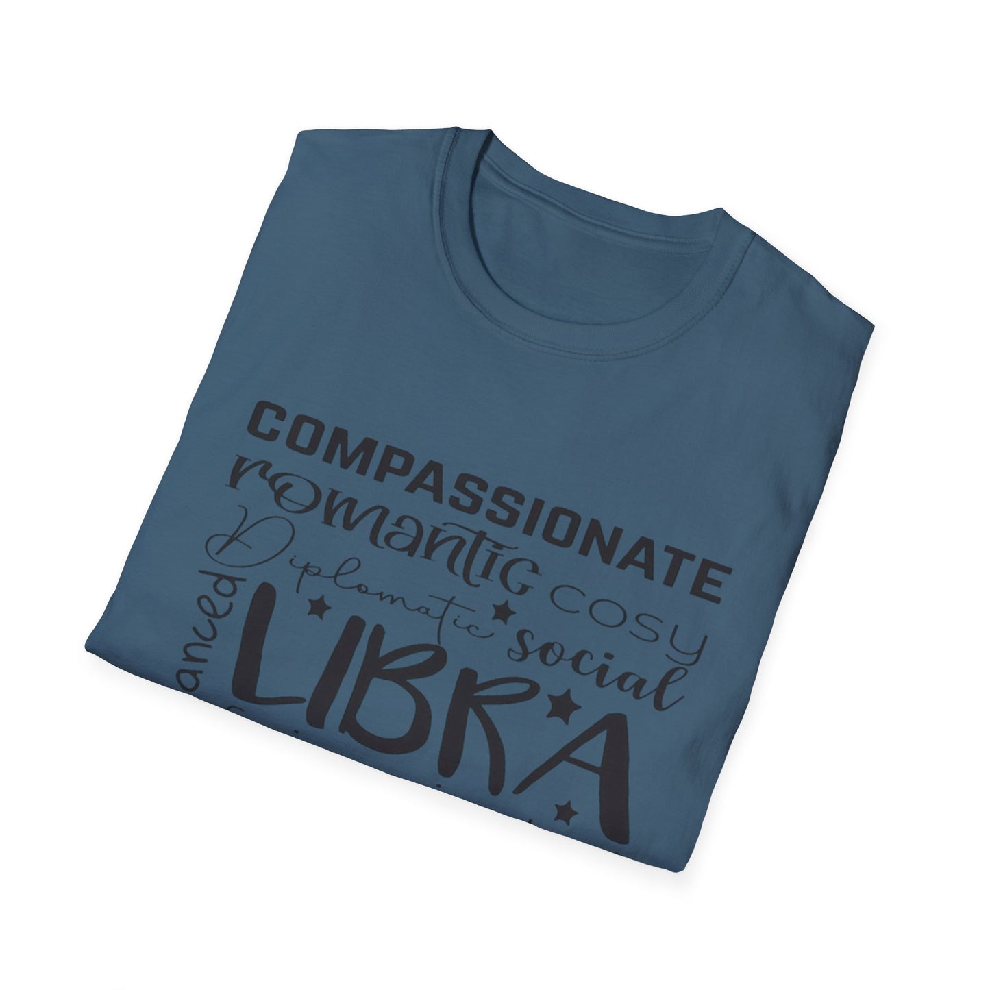 Libra Zodiac Unisex Softstyle T-Shirt - Charming & Romantic Astrology Shirt