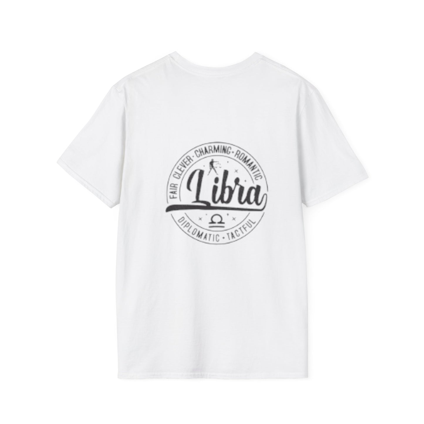 Libra Zodiac Unisex Softstyle T-Shirt - Charming & Romantic Astrology Shirt