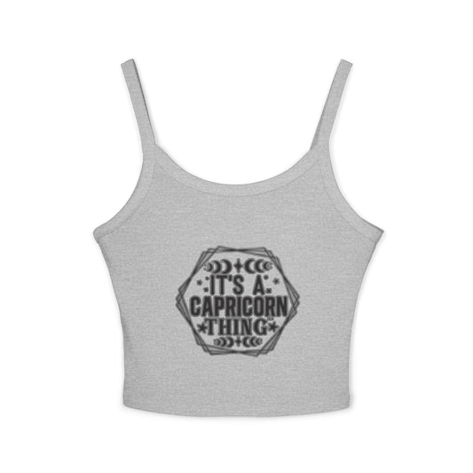 Capricorn Zodiac Spaghetti Strap Tank Top - It's a Capricorn Thing