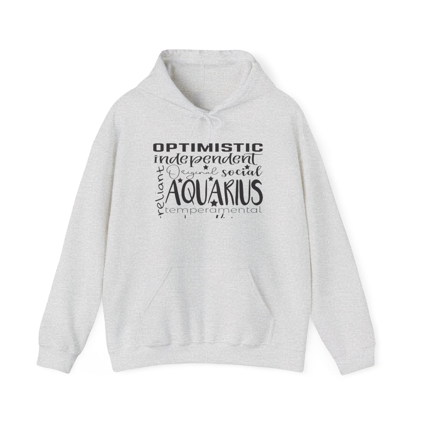Aquarius Zodiac Hoodie - Optimistic & Independent Sweatshirt