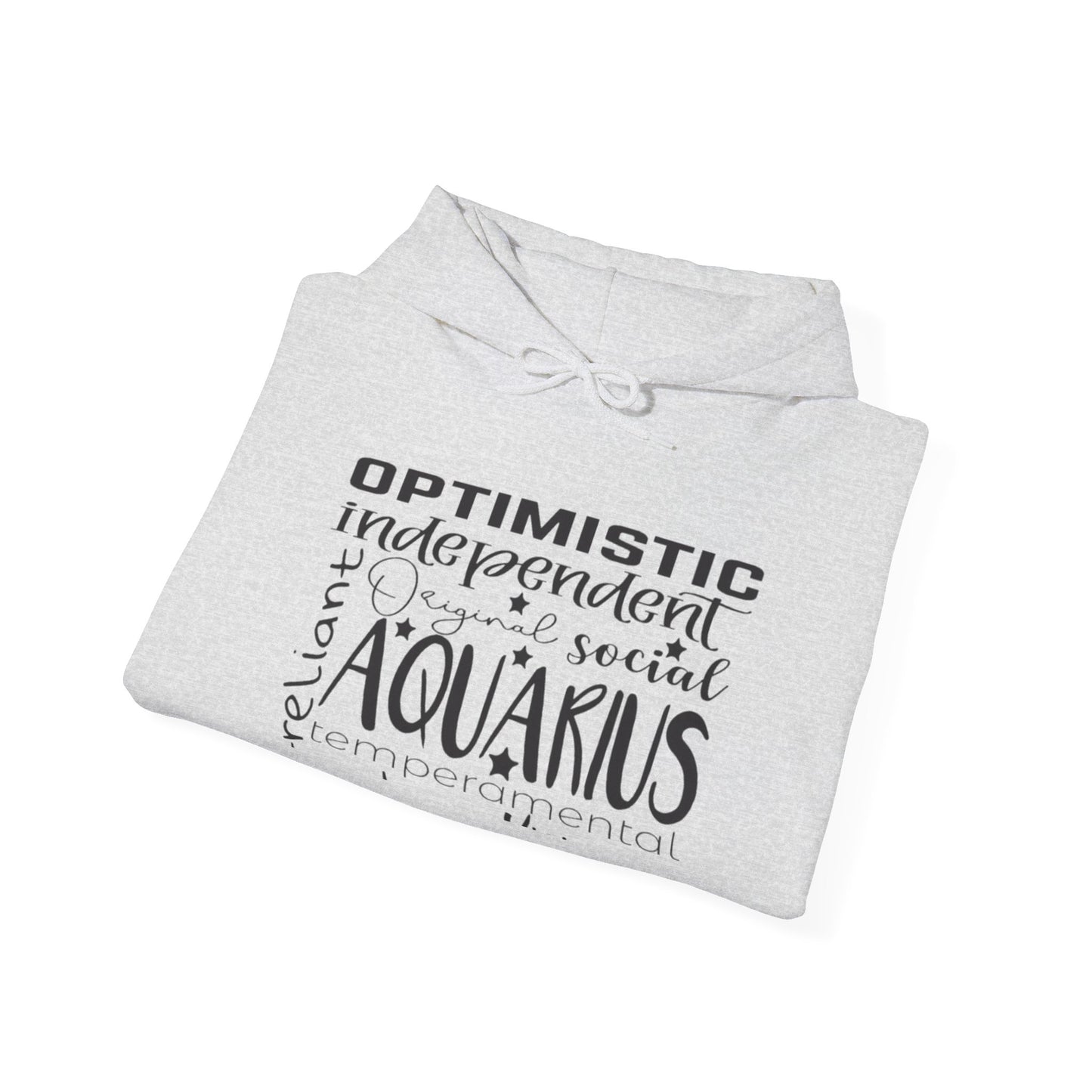Aquarius Zodiac Hoodie - Optimistic & Independent Sweatshirt