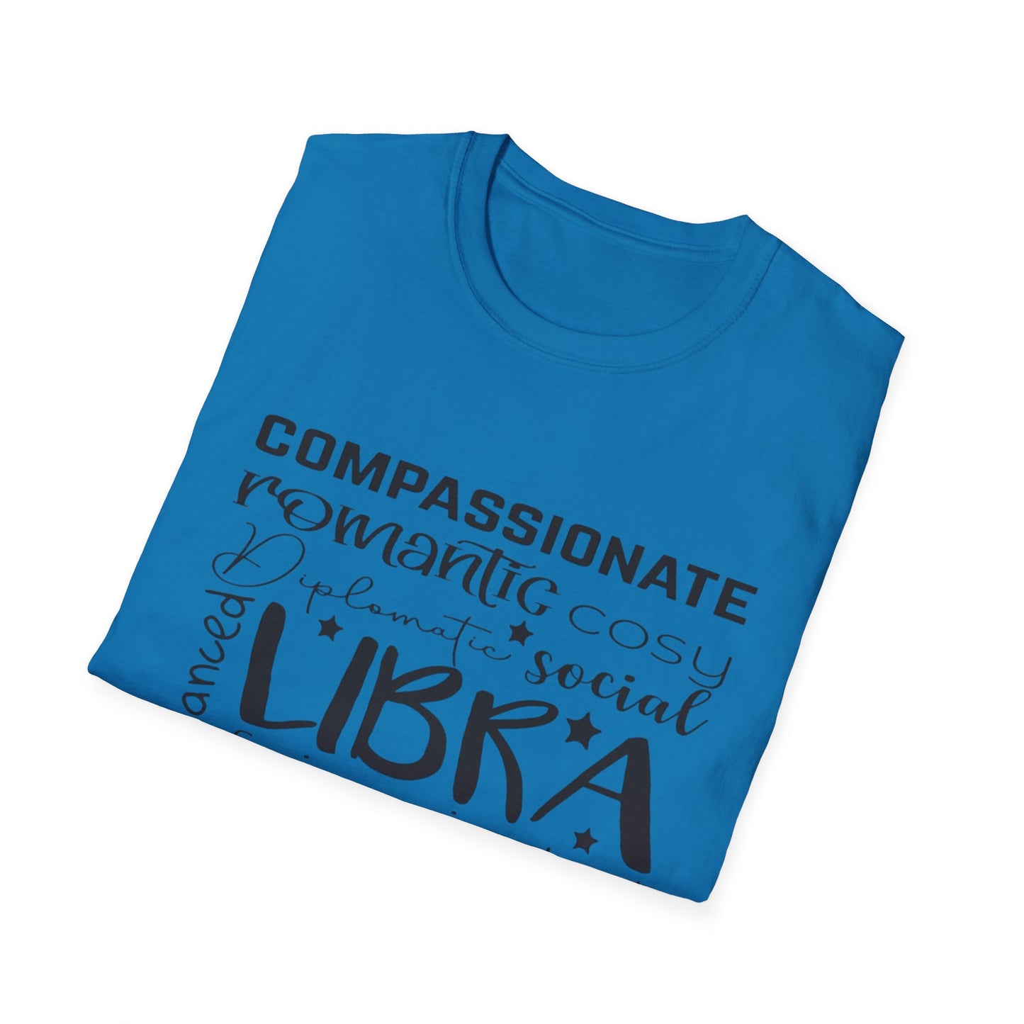 Libra Zodiac Unisex Softstyle T-Shirt - Charming & Romantic Astrology Shirt