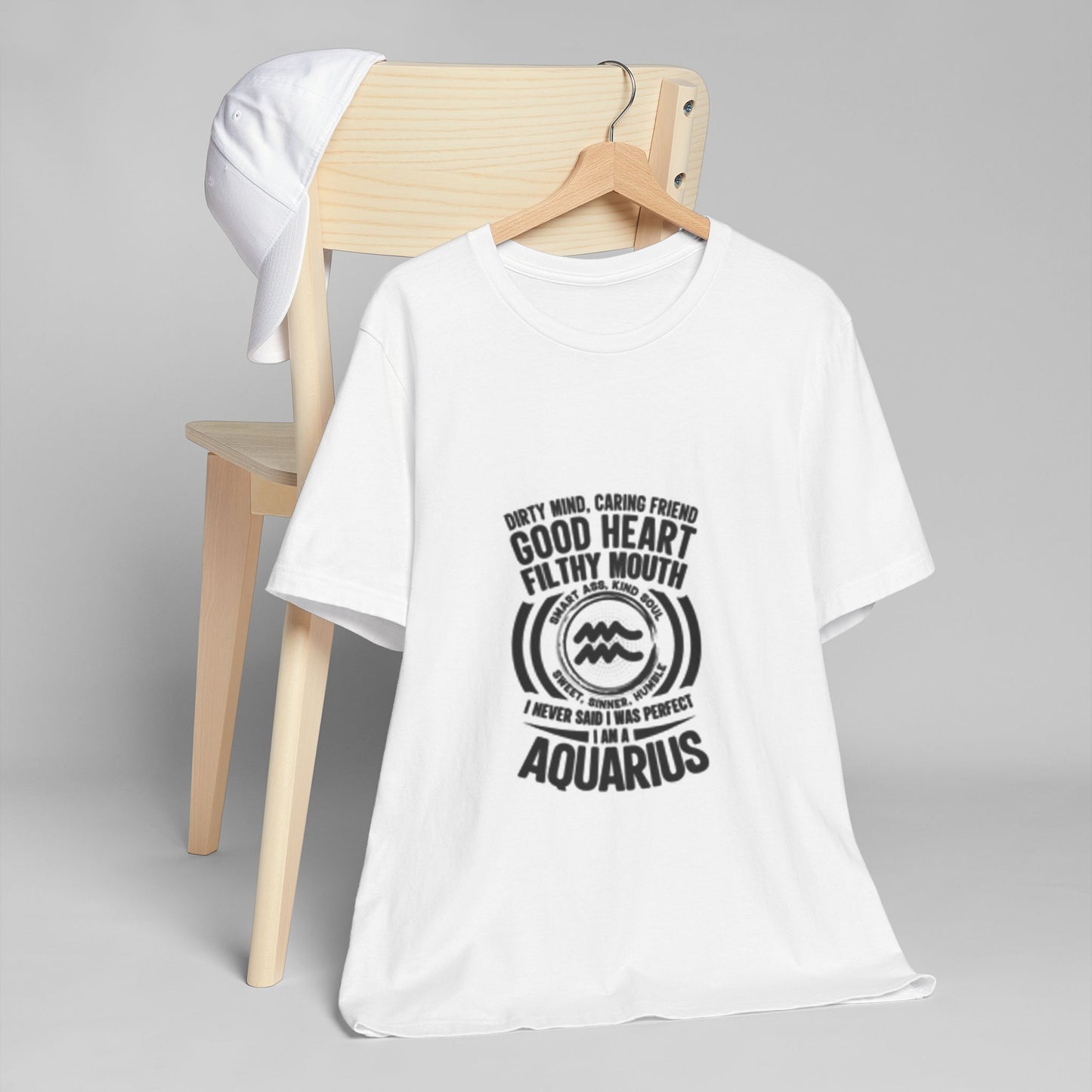 Aquarius Good Heart Filthy Mouth Unisex T-Shirt