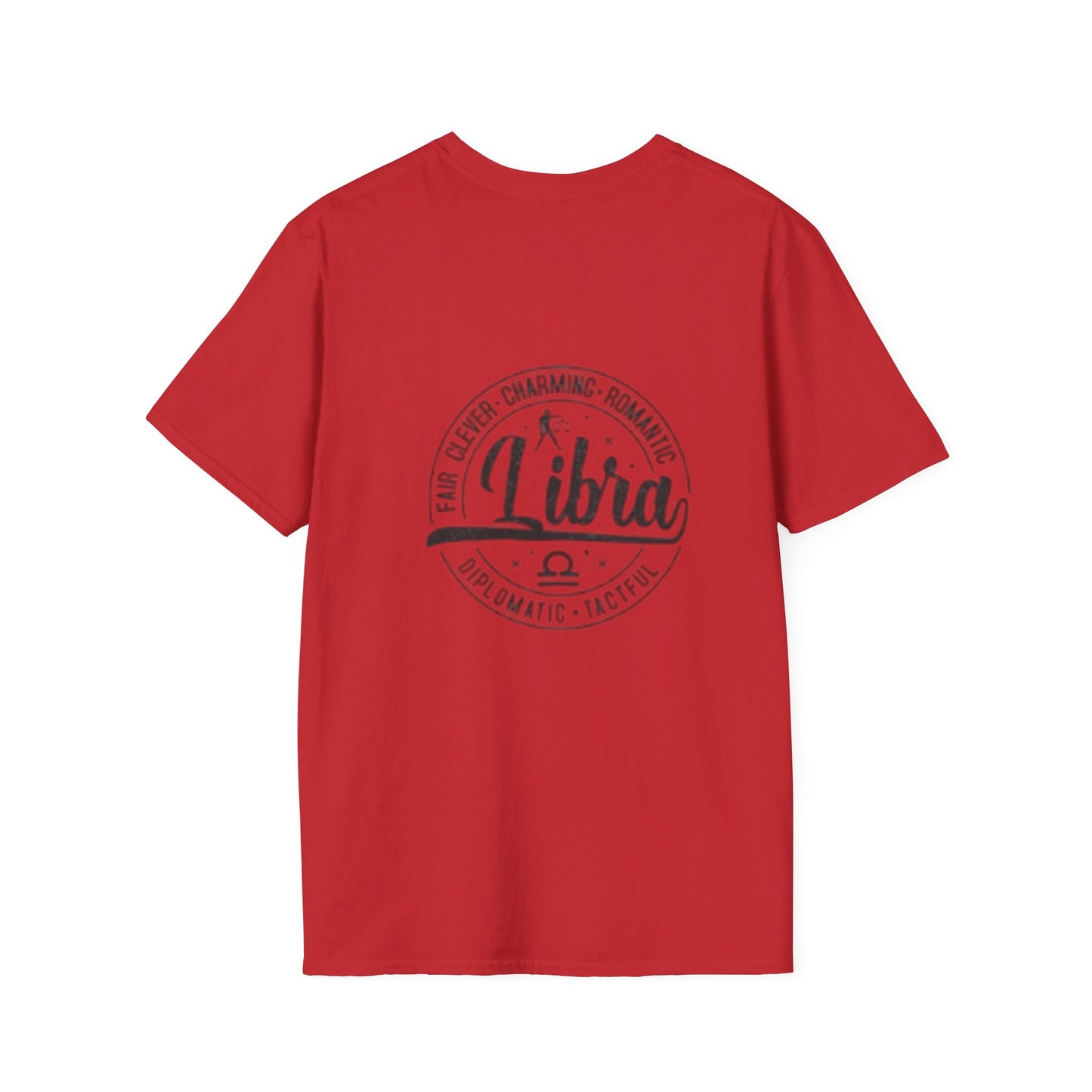 Libra Zodiac Unisex Softstyle T-Shirt - Charming & Romantic Astrology Shirt